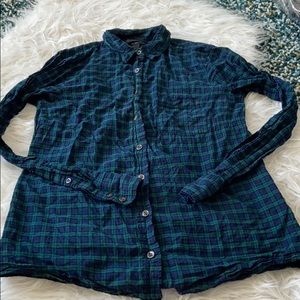 ❗️3/$12❗️Blackwatch plaid J.Crew button up